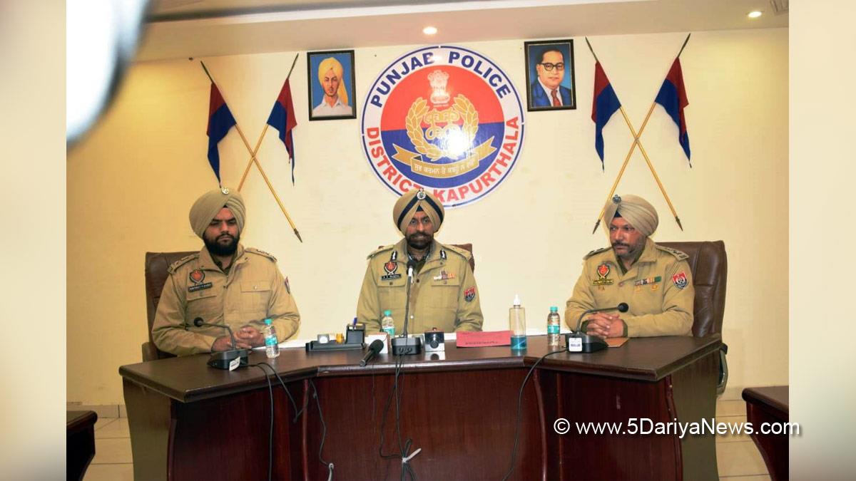 Crime News Punjab, Punjab Police, Police, Crime News, Kapurthala Police, Kapurthala, Phagwara Police, Phagwara 