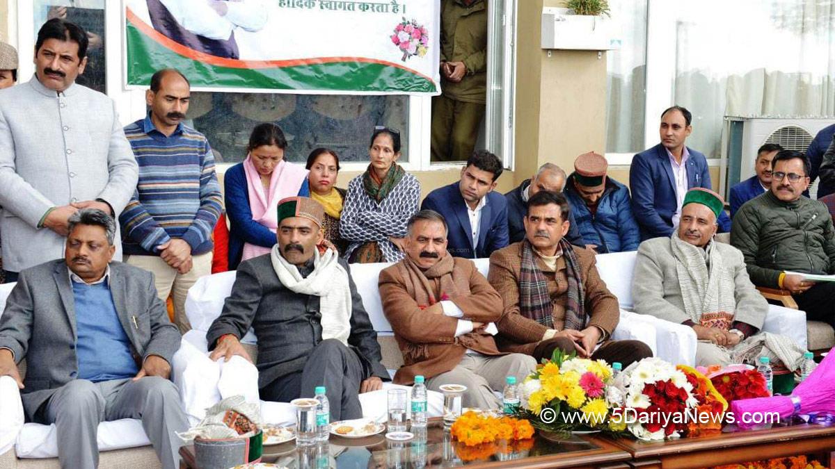Sukhvinder Singh Sukhu, Sanjay Awasthy, Anirudh Singh, Himachal Pradesh, Himachal, Congress, Indian National Congress, Himachal Congress, Shimla , Chief Minister of Himachal Pradesh