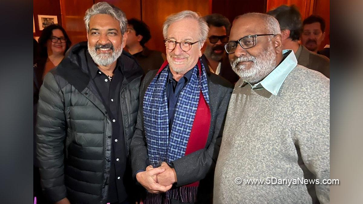 Tollywood, Hollywood, Entertainment, Actor, Actress, Cinema, Movie, RRR, SS Rajamouli, Steven Spielberg