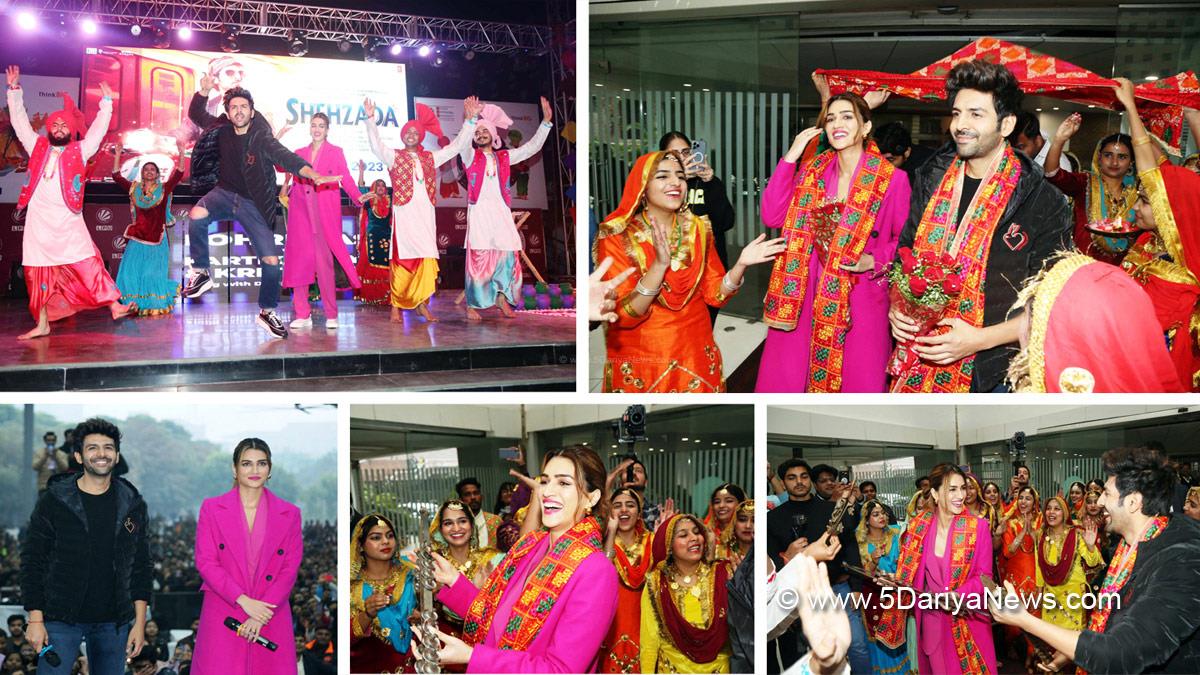 Kartik Aaryan, Kriti Sanon, Bollywood, Lovely Professional University, Jalandhar, Phagwara, LPU, LPU Campus, Ashok Mittal
