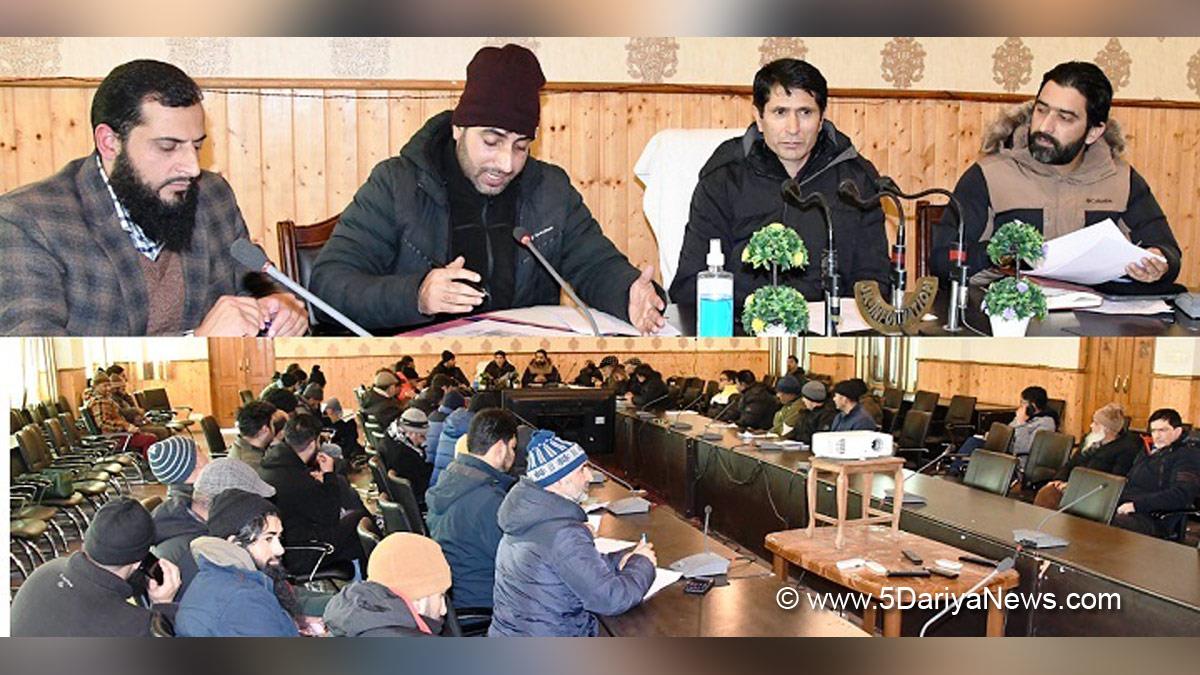 Ganderbal,  Additional District Development Commissioner Ganderbal, Mushtaq Ahmad Simnani, Aspirational Panchayat Development Programme, APDP, Jammu And Kashmir, Jammu & Kashmir