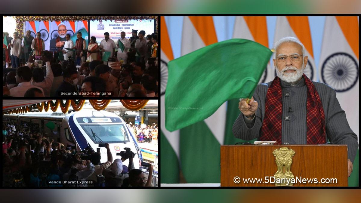 Narendra Modi, Modi, BJP, Bharatiya Janata Party, Prime Minister of India, Prime Minister, Narendra Damodardas Modi, Vande Bharat Express Train, Visakhapatnam 