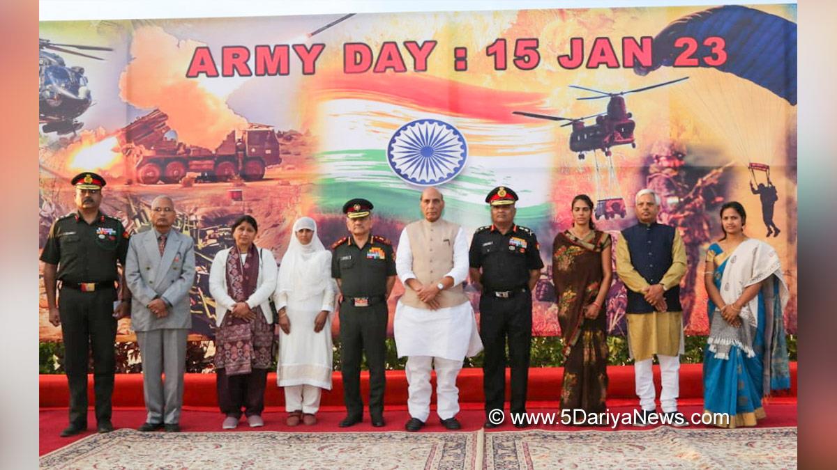 Rajnath Singh, Union Defence Minister, Defence Minister of India, BJP, Bharatiya Janata Party, 75th Army Day