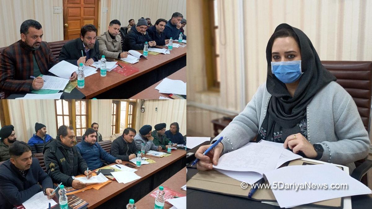 Baramulla, DDC Baramulla, Deputy Commissioner Baramulla, Dr Syed Sehrish Asgar, Dr. Syed Sehrish Asgar, Kashmir, Jammu And Kashmir, Jammu & Kashmir, District Administration Baramulla, District Level Technical Committee, DLTC, Scale of Finance, SoF