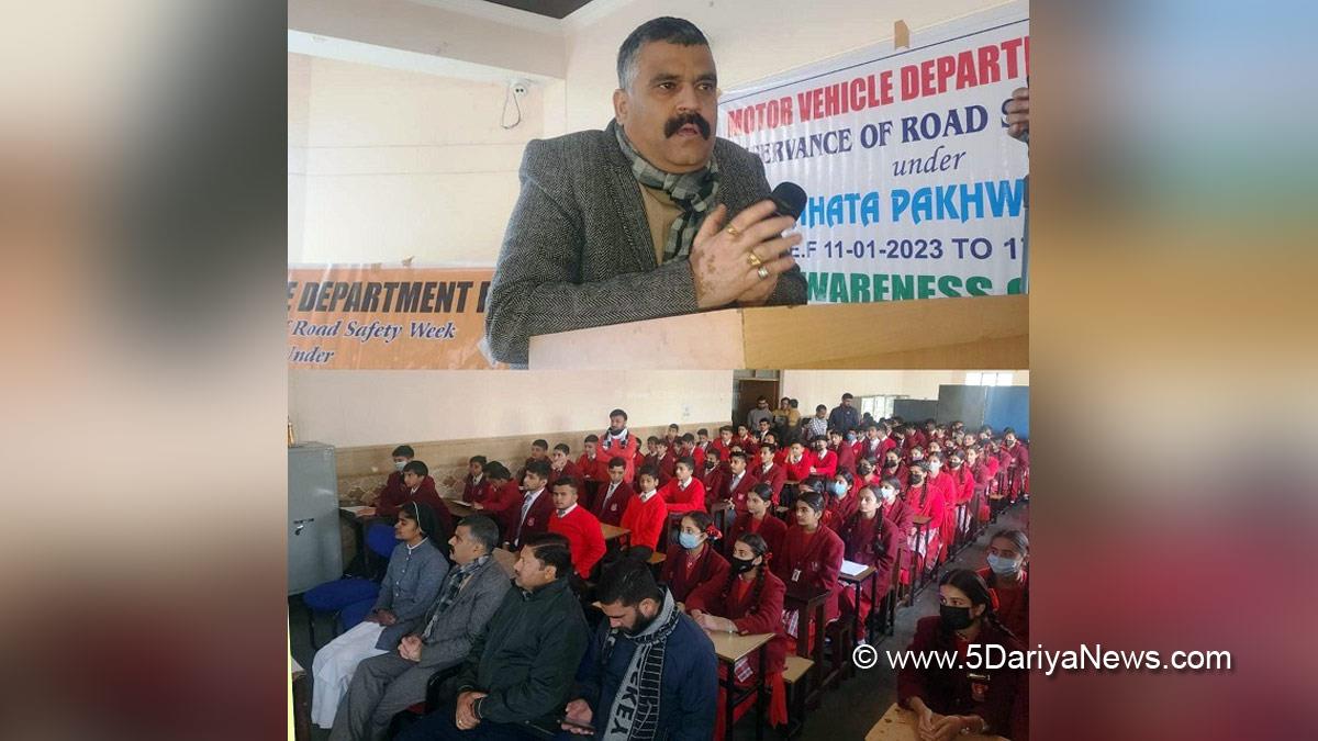 Reasi, Road Safety Week, ARTO Reasi, Jammu And Kashmir, Jammu & Kashmir