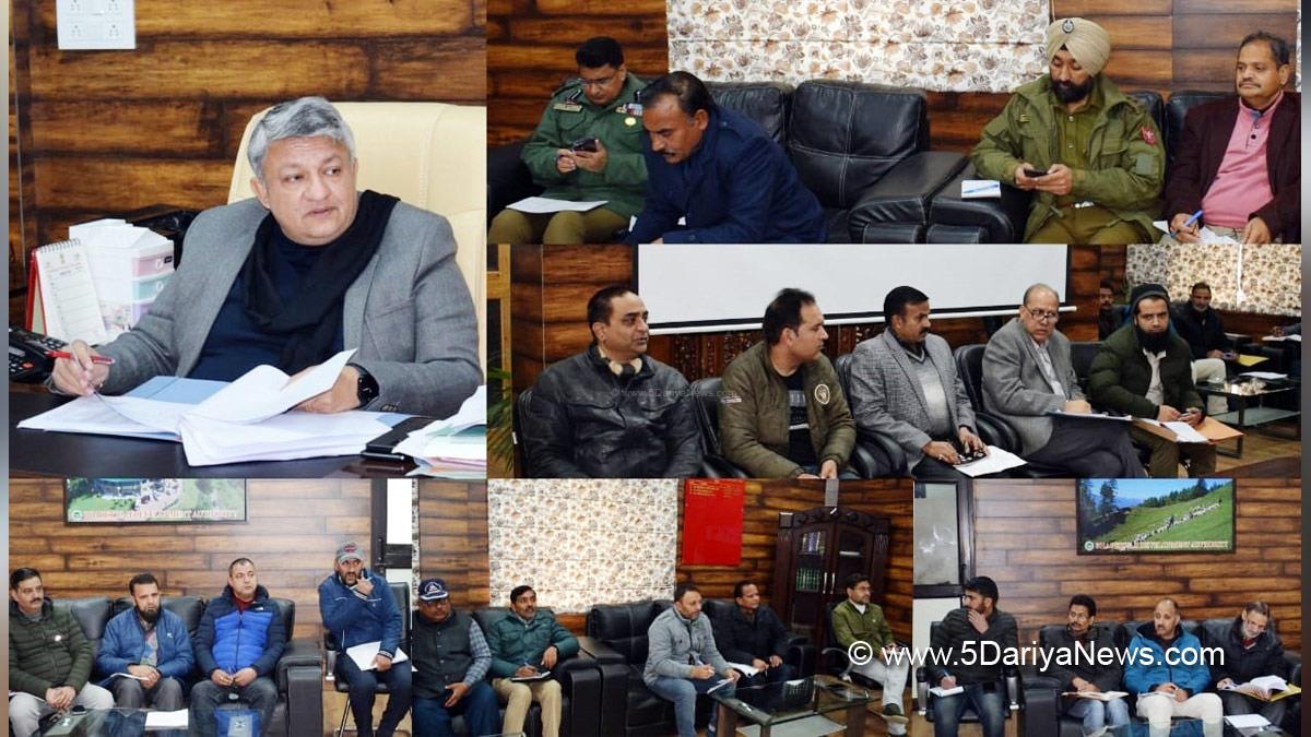 Doda, Deputy Commissioner Doda, Vishesh Paul Mahajan, Jammu, Kashmir, Jammu And Kashmir, Jammu & Kashmir, District Administration Doda, District Road Safety Committee, DRSC
