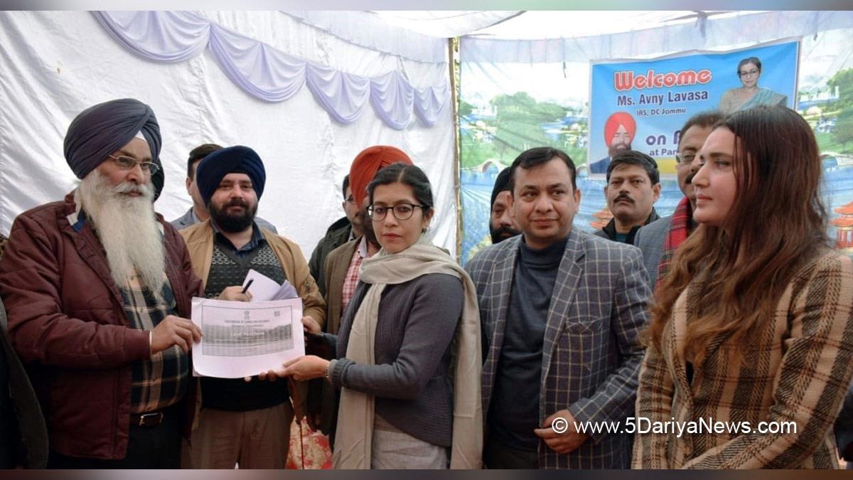 Jammu, Avny Lavasa, Deputy Commissioner Jammu, Kashmir, Jammu And Kashmir, Jammu & Kashmir, District Administration Jammu, Block Diwas, Jan Abhiyan Camp, Jan Abhiyan, Jan Sunvayi, Jan Abhiyan, Jan Adhikar, Awami Muhim, Jan Abhiyan Program, Mega Block Diwas, Weekly Block Diwas