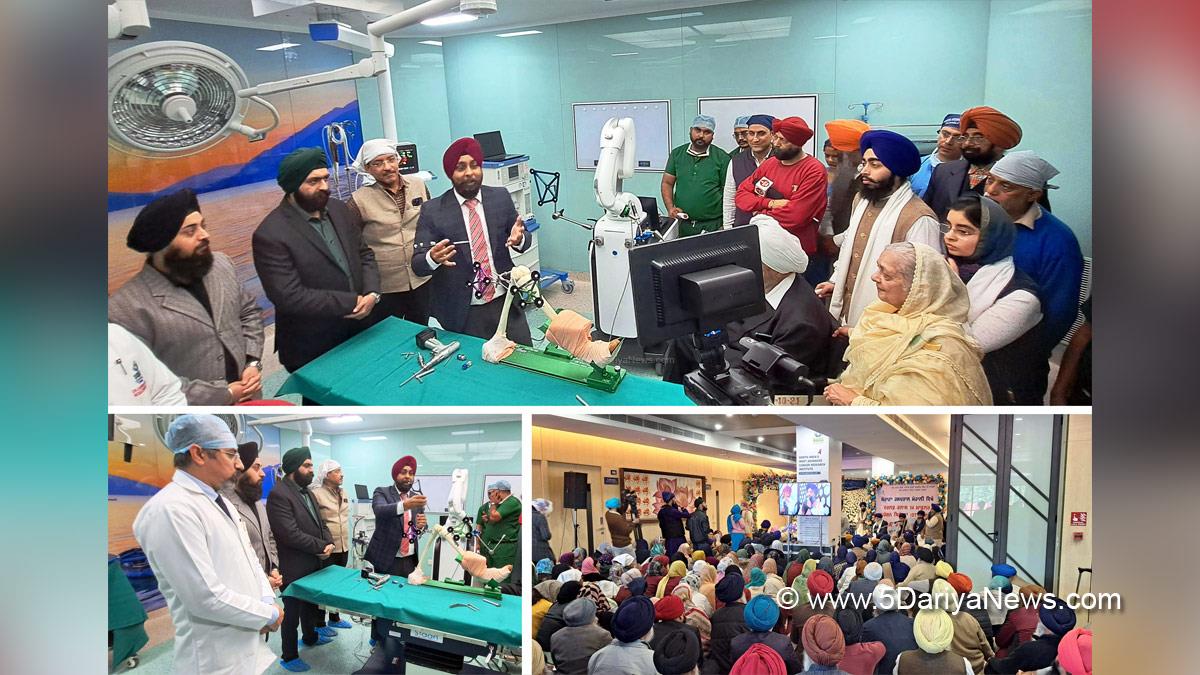 Health, Sohana Hospital, Modular Operation Theaters, Sri Guru Harkrishan Sahib Charitable Eye Hospital Trust, Robot for Knee Replacement Surgeries