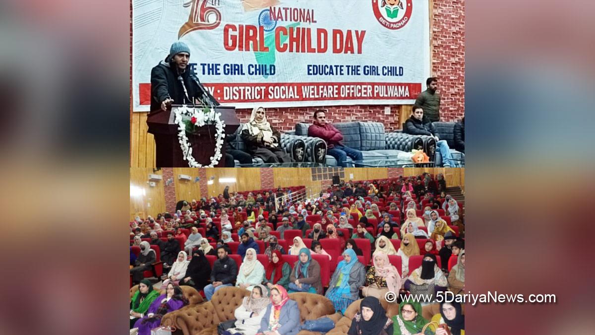 Pulwama, Deputy Commissioner Pulwama, Baseer ul Haq Chowdary, Kashmir, Jammu And Kashmir, Jammu & Kashmir, District Administration Pulwama, National Girl Child Day