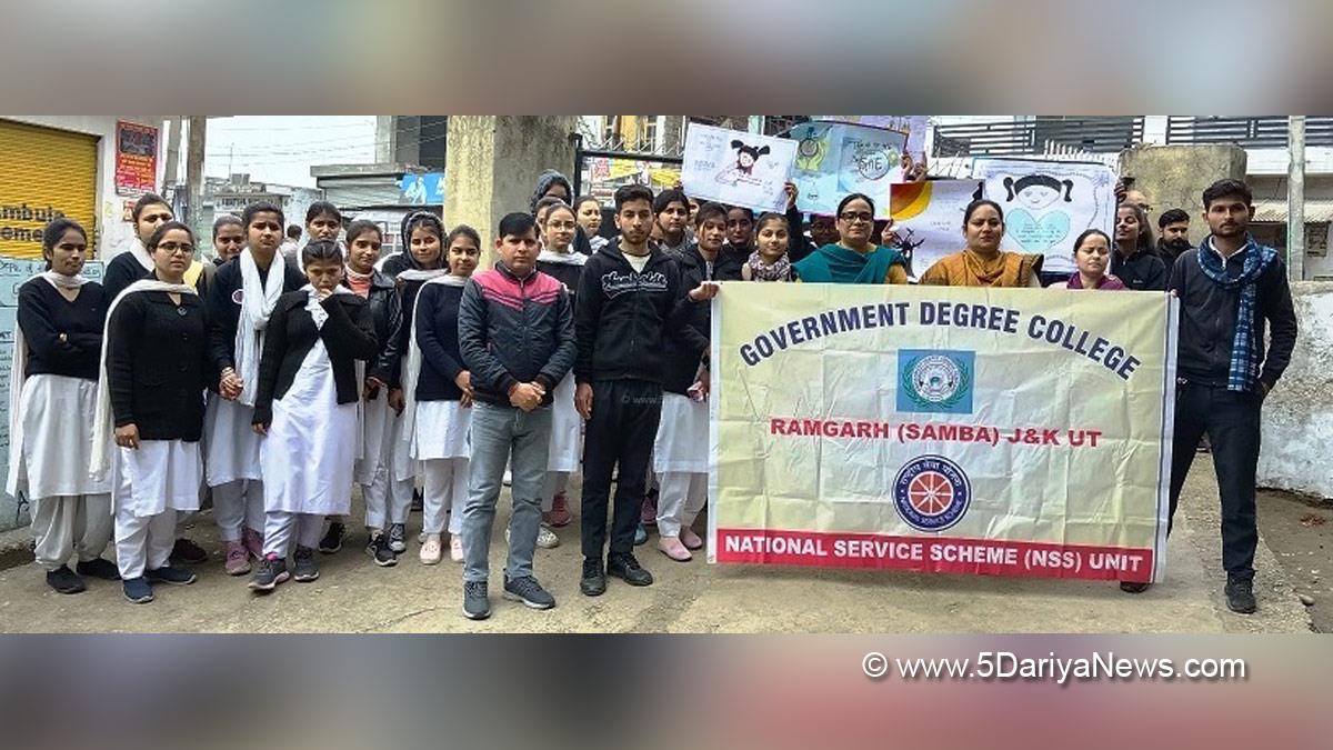 Samba, Government Degree College Ramgarh, Beti Bachao Beti Padhao, BBBP, Jammu And Kashmir, Jammu & Kashmir