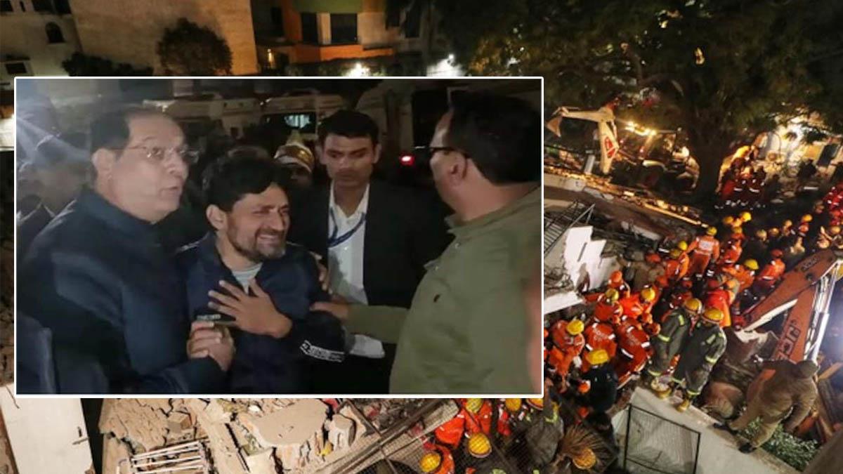 Hadsa, Lucknow Five Storey Building Collapsed,SP Leader Abbas Haider, Abbas Haider, Abbas Haider SP, Abbas Haider SP Wife, Lucknow Building Collapse, Lucknow Building Collapse News, Lucknow Building Collapse Latest News, Wazir Hasan Road