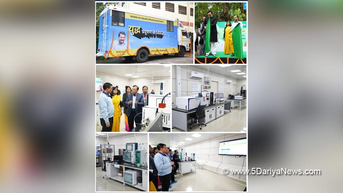 Arvind Kejriwal, AAP, Aam Aadmi Party, Delhi Chief Minister, New Delhi, Mobile station, Mobile Station For Pollution Source Identification 