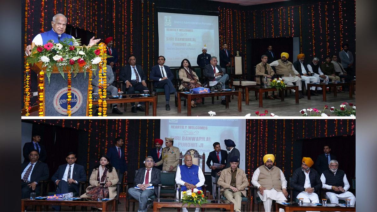 Banwari Lal Purohit, Banwarilal Purohit, Governor of Punjab, Punjab Governor, Punjab Raj Bhavan, Vijay Kumar Janjua, Chief Secretary, Chief Secretary of Punjab, Chief Secretary Punjab, Gaurav Yadav, Punjab Police, Police