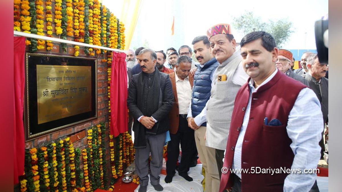 Sukhvinder Singh Sukhu, Himachal Pradesh, Himachal, Congress, Indian National Congress, Himachal Congress, Shimla , Chief Minister of Himachal Pradesh