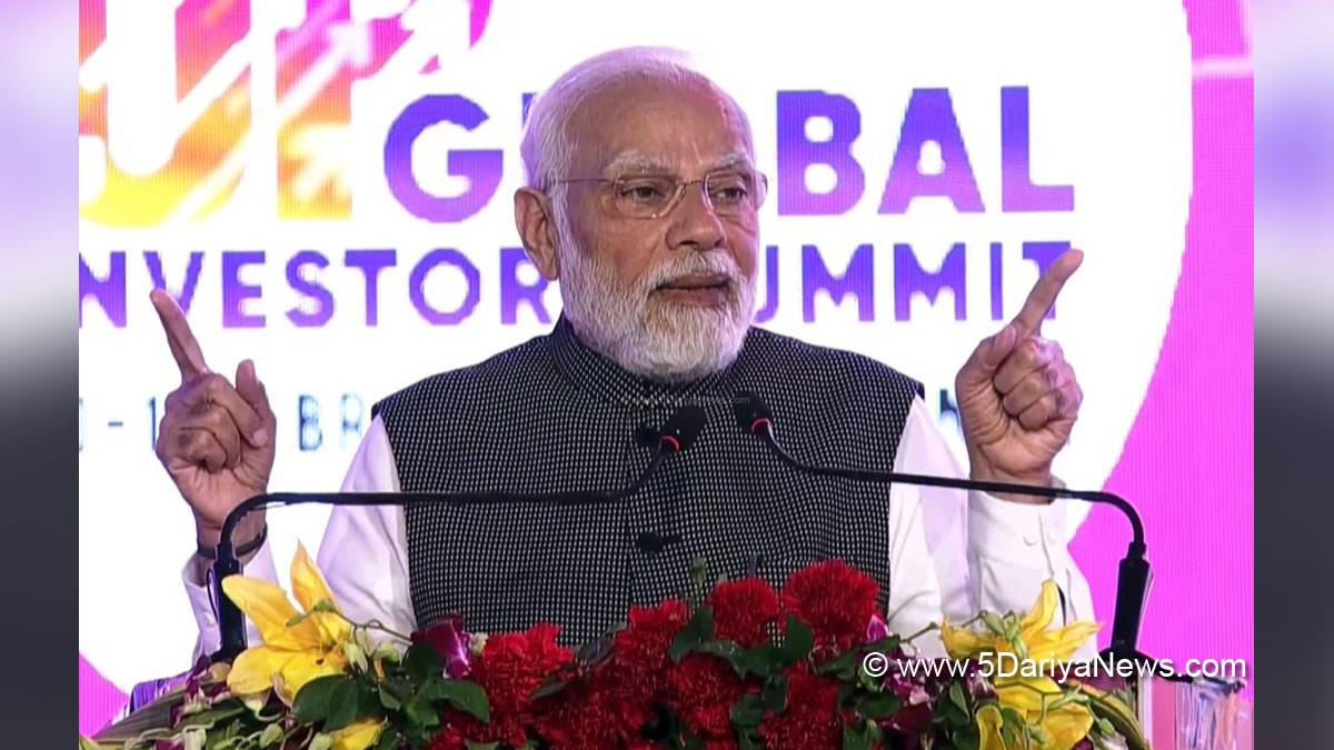 Narendra Modi, Modi, BJP, Bharatiya Janata Party, Prime Minister of India, Prime Minister, Narendra Damodardas Modi, Global Investors Summit, GIS, Global Investors Summit 2023, GIS 2023