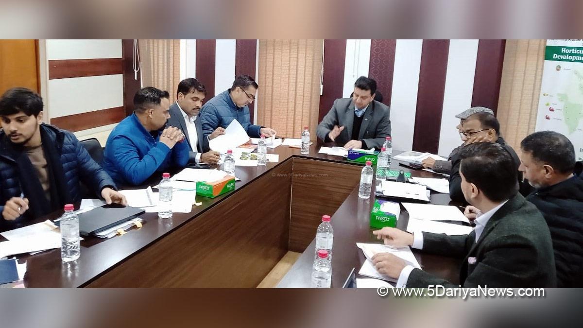 Srinagar, JKHPMC, Apple Cluster, Union Ministry of Agriculture and Farmers Welfare, MoA&FW, Cluster Development Programme, CDP, Jammu And Kashmir, Jammu & Kashmir