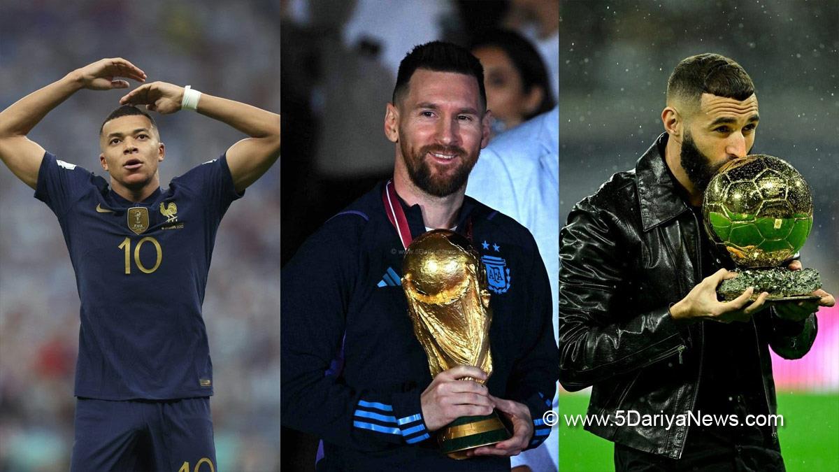 Sports News, Football, Lionel Messi, Kylian Mbappe, Karim Benzema, FIFA Best Mens Football Player Award 2022
