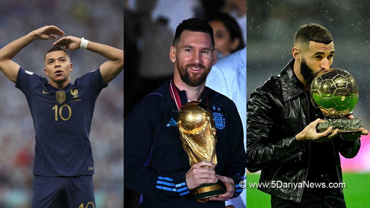 Sports News, Football, Football Player, Lionel Messi, Kylian Mbappe, Karim Benzema, Nominated for 2022 FIFA Best Mens Player