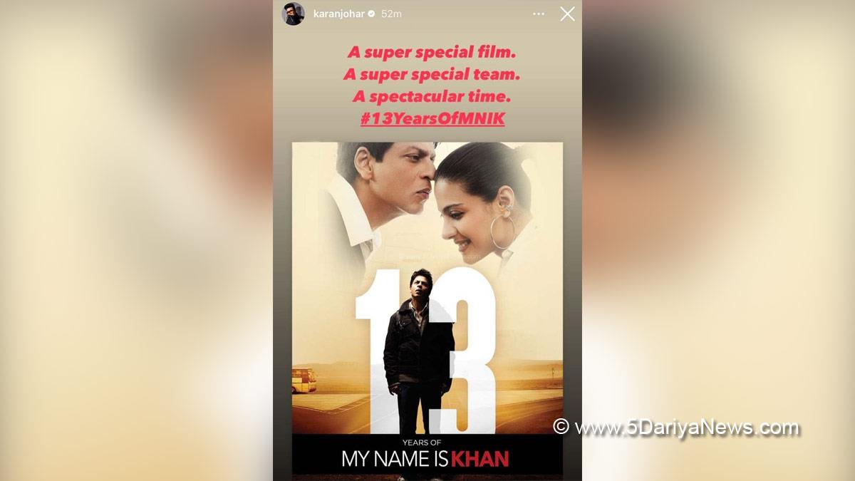 Bollywood, Entertainment, Mumbai, Actor, Actress, Cinema, Hindi Films, Movie, Mumbai News, Karan Johar, Shah Rukh Khan, Kajol, My Name Is Khan