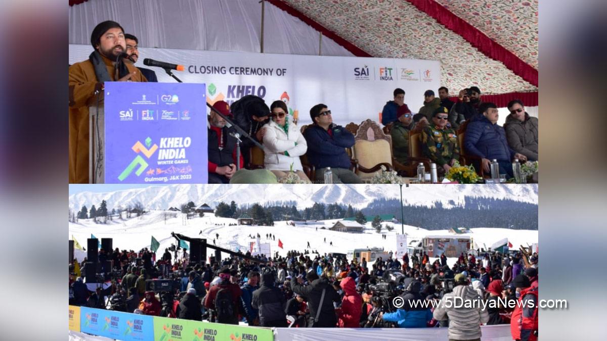 Nisith Pramanik, BJP, Bhartiya Janta Party, Union Minister of State for Home Affairs and Youth Affairs & Sports, Gulmarg, Khelo India Winter Games