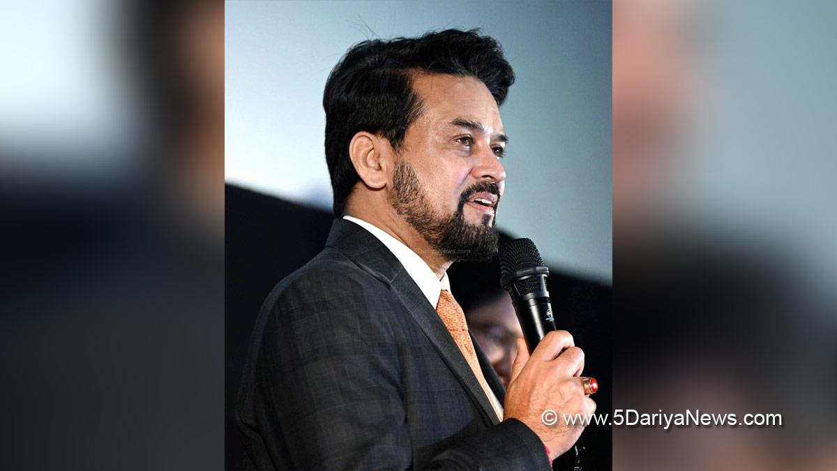 Anurag Thakur, Anurag Singh Thakur, BJP, Bharatiya Janata Party, Union Minister for Information & Broadcasting and Youth Affairs & Sports