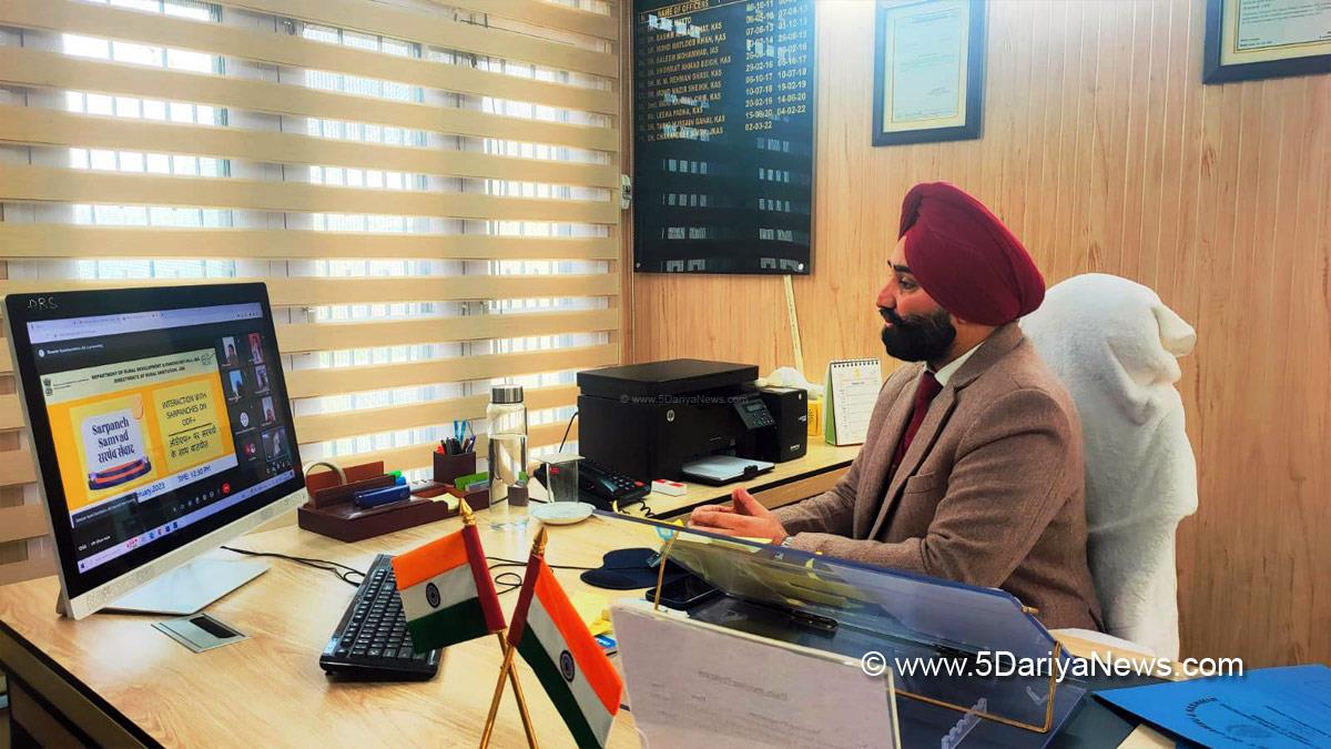 Jammu, Director, Rural Sanitation J&K, Charandeep Singh, Jammu And Kashmir, Jammu & Kashmir, Sarpanch Samvaad