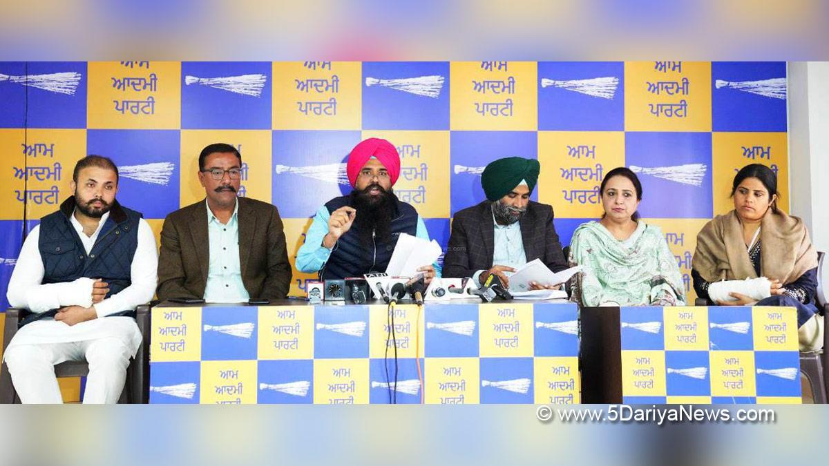 Malwinder Singh Kang, Malvinder Singh Kang, AAP, Aam Aadmi Party, Aam Aadmi Party Punjab, AAP Punjab, Dr. Sunny Ahluwalia, Parminder Singh Goldy, Raj Kaur Gill