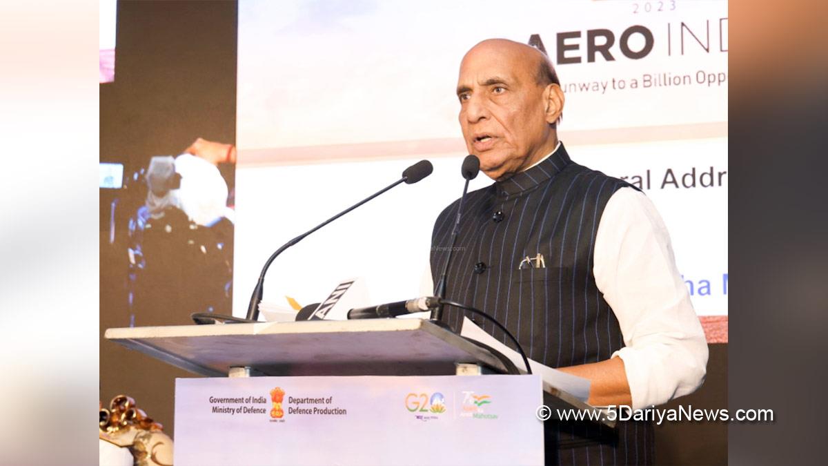 Rajnath Singh, Union Defence Minister, Defence Minister of India, BJP, Bharatiya Janata Party, Aero India Show, Aero India Show 2023