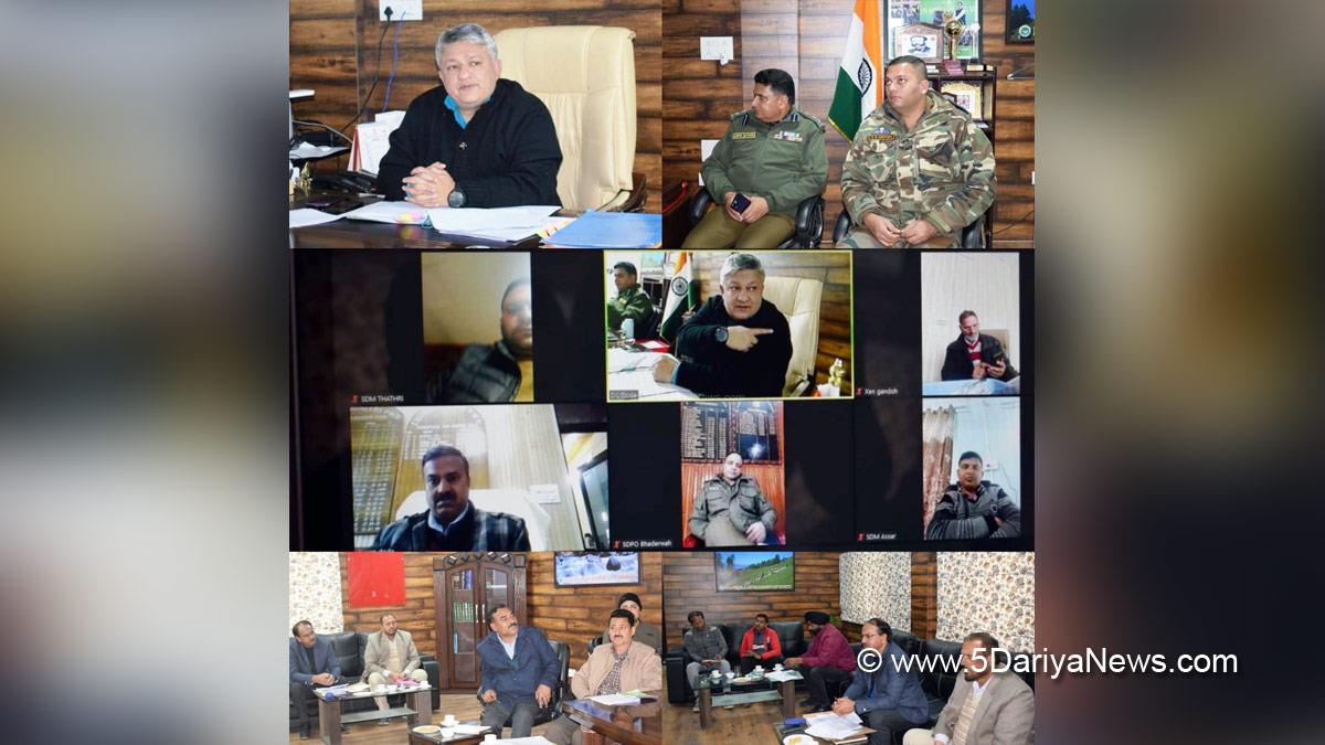 Doda, Deputy Commissioner Doda, Vishesh Paul Mahajan, Jammu, Kashmir, Jammu And Kashmir, Jammu & Kashmir, District Administration Doda, District Road Safety Committee, DRSC