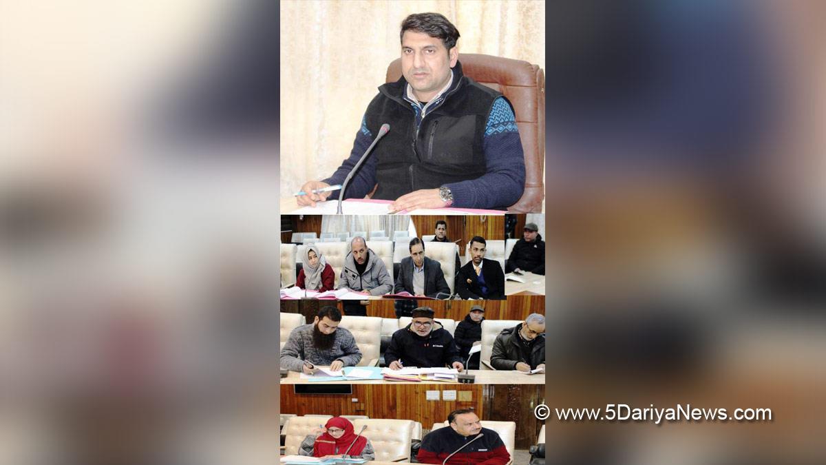 Srinagar, Deputy Commissioner Srinagar, Mohammad Aijaz Asad, Jammu, Kashmir, Jammu And Kashmir, Jammu & Kashmir, District Administration Srinagar, District Level Task Force Committee, DLTFC, Jammu & Kashmir Rural Employment Generation Programme, JKREGP