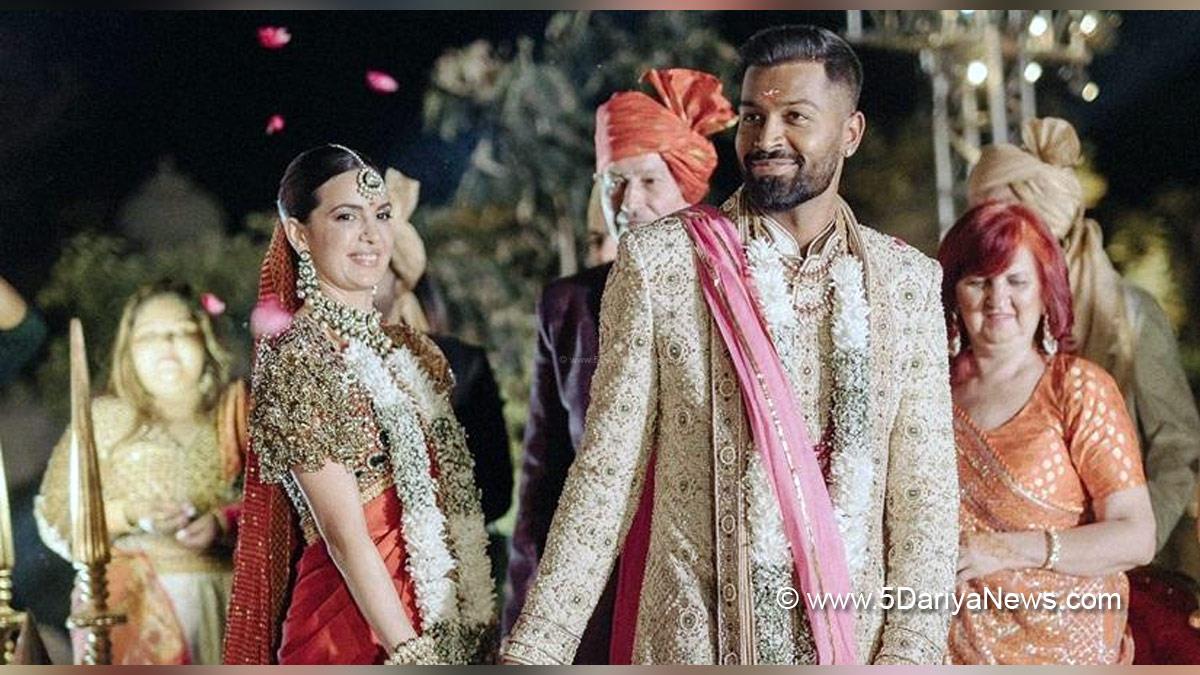 Sports News, Cricket, Cricketer, Player, Bowler, Batsman, Hardik Pandya, Natasa Stankovic, Natasa Stankovic Pandya, Hardik Pandya Natasa Stankovic Wedding, Hardik Pandya Natasa Stankovic Wedding Photos