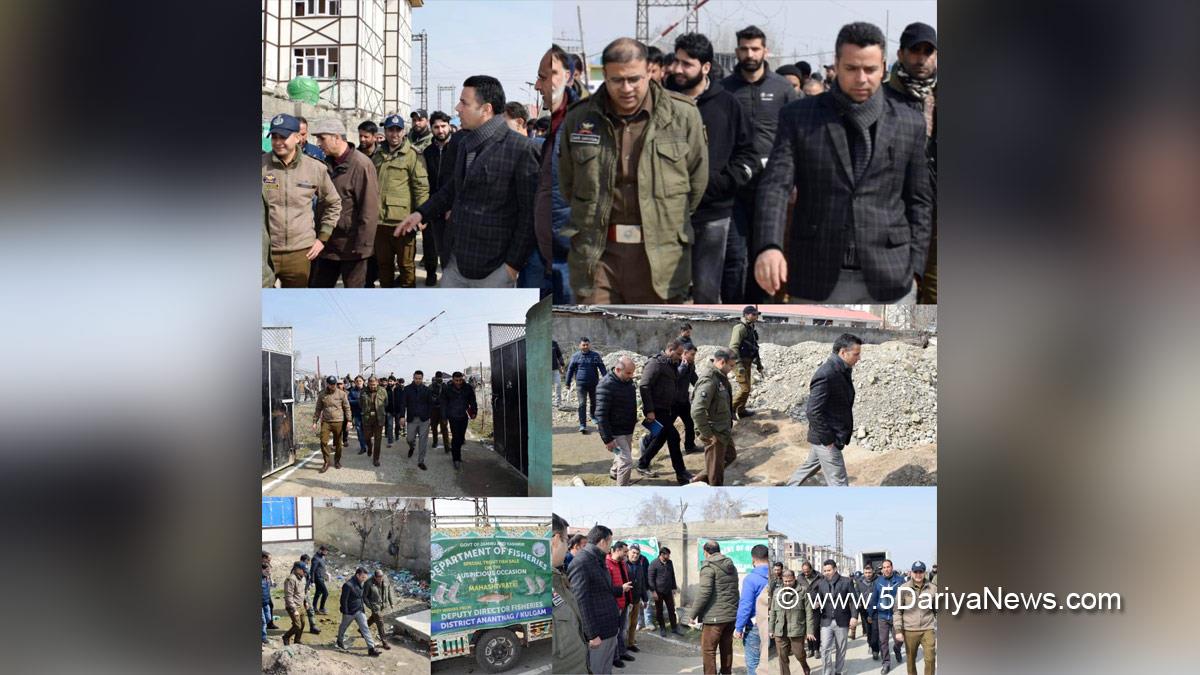 Kulgam, Deputy Commissioner Kulgam, Dr. Bilal Mohi-Ud-Din Bhat, Kashmir, Jammu And Kashmir, Jammu & Kashmir, District Administration Kulgam, Maha Shivratri, Migrant Colony Vessu