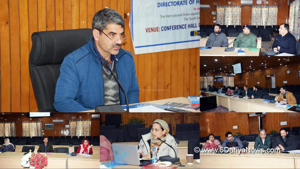 Budgam, Additional District Development Commissioner Budgam, Dr. Akramullah Tak, District Level Coordination Committee, DLCC, National Tobacco Control Programme, NTCP, Jammu And Kashmir, Jammu & Kashmir