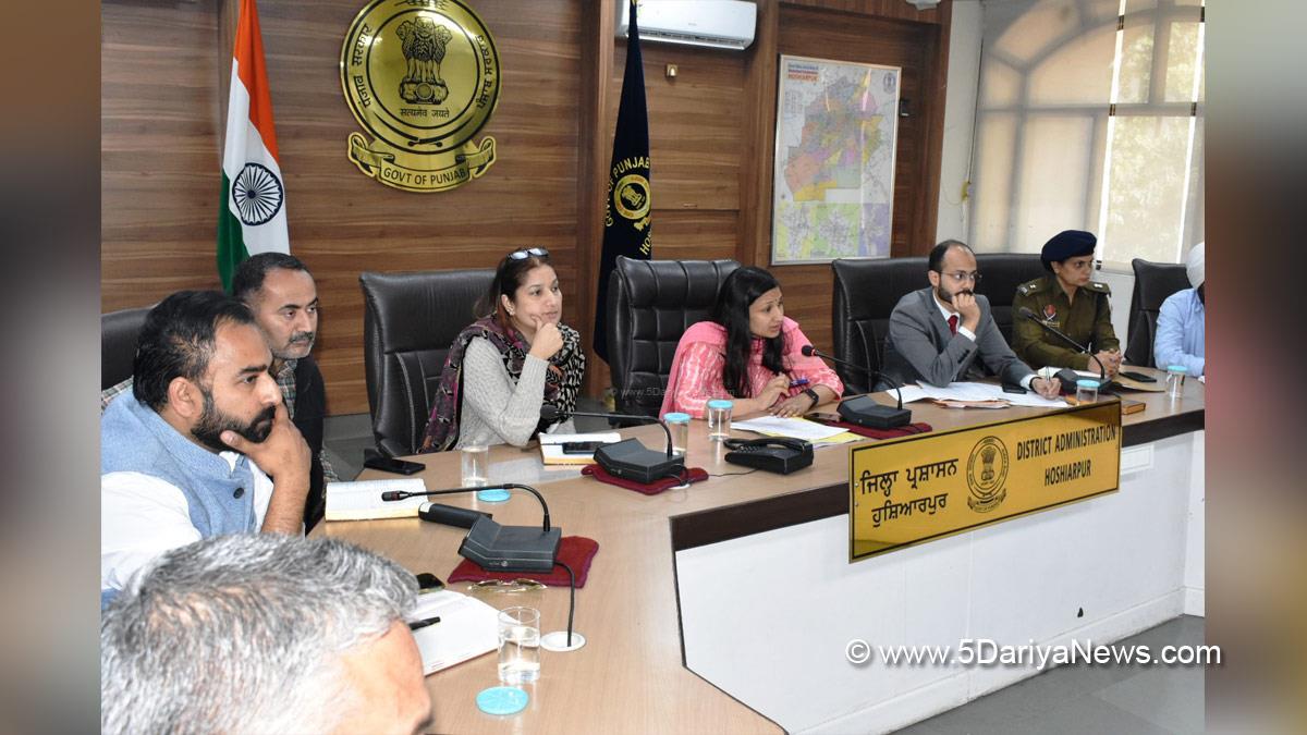 DC Hoshiarpur, Deputy Commissioner Hoshiarpur, Komal Mittal, Hoshiarpur