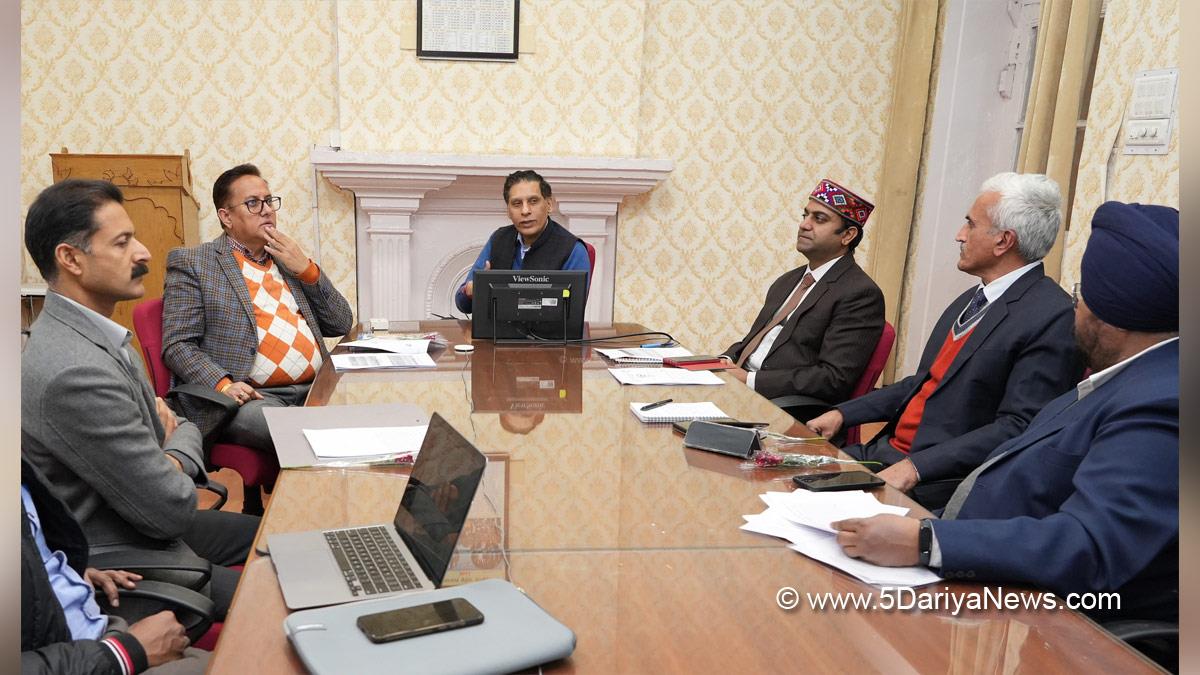 Chief Secretary Himachal Pradesh, Prabodh Saxena, Himachal Pradesh, Shimla, Chief Secretary Himachal, National Broadband Mission