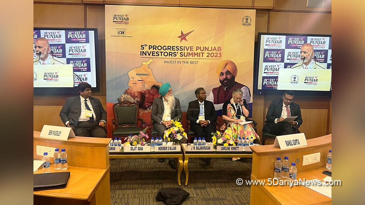 Dr. Inderbir Singh Nijjar, Inderbir Singh Nijjar, AAP, Aam Aadmi Party, Aam Aadmi Party Punjab, AAP Punjab, Government of Punjab, Punjab Government, 5th Progressive Punjab Investor Summit 2023, Progressive Punjab Investor Summit, PPIS, Invest Punjab, Punjab Investors Summit