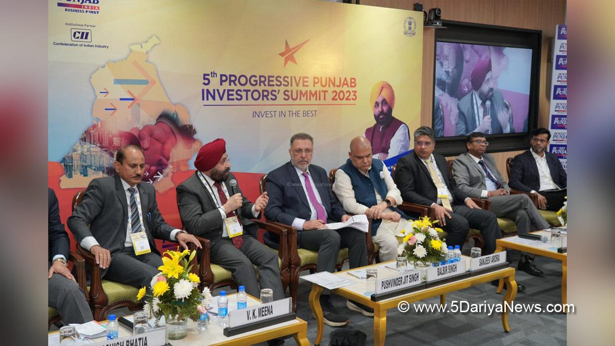 Dr. Balbir Singh, Patiala, AAP, Aam Aadmi Party, Aam Aadmi Party Punjab, AAP Punjab, Government of Punjab, Punjab Government, 5th Progressive Punjab Investor Summit 2023, Progressive Punjab Investor Summit, PPIS, Invest Punjab, Punjab Investors Summit