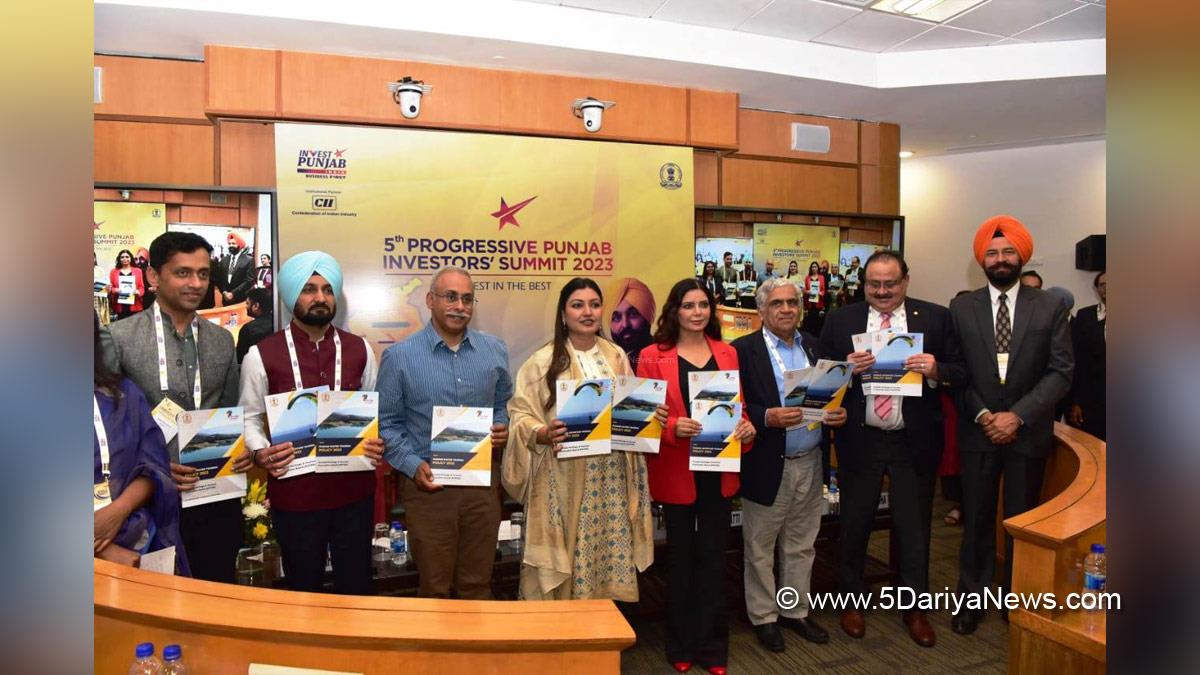 Anmol Gagan Mann, AAP, Aam Aadmi Party, Aam Aadmi Party Punjab, AAP Punjab, Government of Punjab, Punjab Government, Punjab, 5th Progressive Punjab Investor Summit 2023, Progressive Punjab Investor Summit, PPIS, Invest Punjab, Punjab Investors Summit