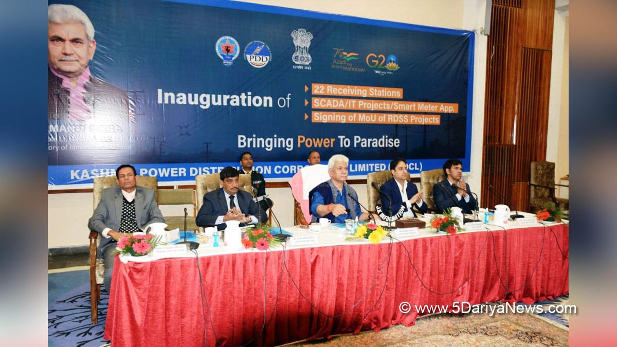 Manoj Sinha, Lieutenant Governor J&K, Raj Bhavan, Jammu, Srinagar, Kashmir, Jammu And Kashmir, Jammu & Kashmir, Dr Arun Kumar Mehta, Chief Secretary, Arun Kumar Mehta