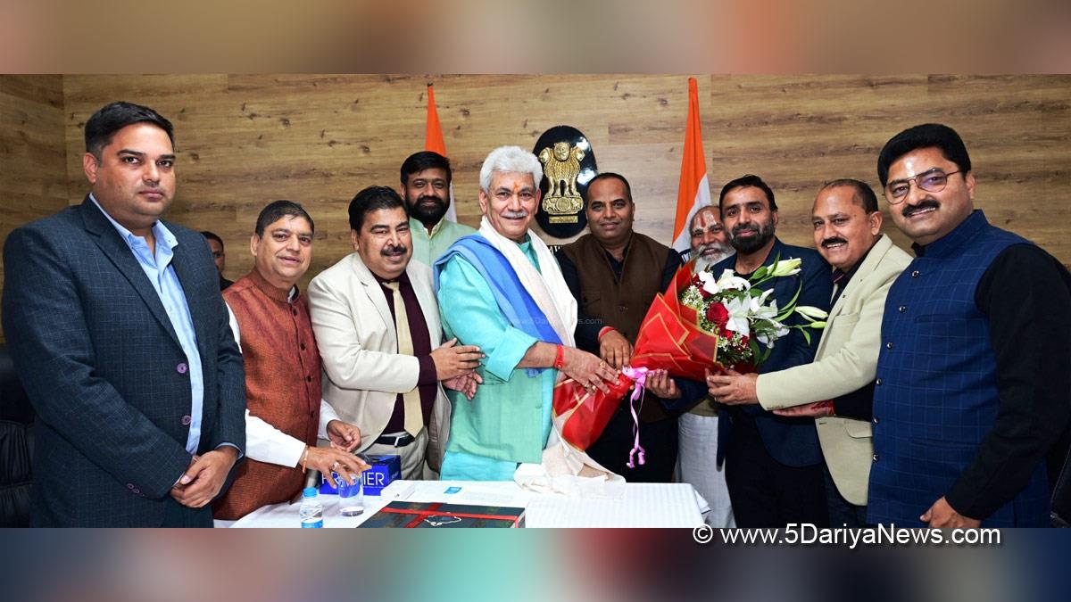 Manoj Sinha, Lieutenant Governor J&K, Raj Bhavan, Jammu, Srinagar, Kashmir, Jammu And Kashmir, Jammu & Kashmir, Shree Amarnathji Yatra Bhandara Organisation, SAYBO