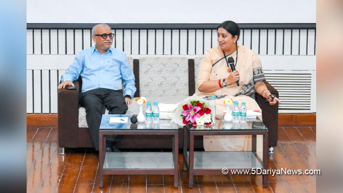 Smriti Irani, Smriti Zubin Irani, BJP, Bharatiya Janata Party, Union Textile Minister, IIM Udaipur