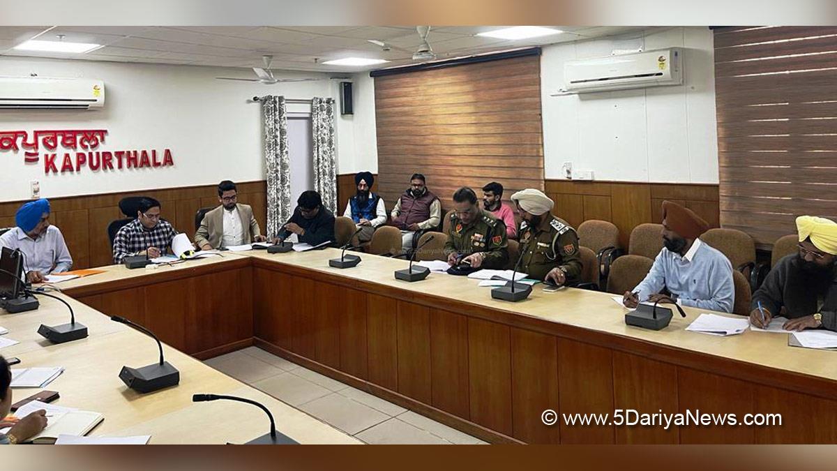 DC Kapurthala, Vishesh Sarangal, Deputy Commissioner Kapurthala, Kapurthala, Safe School Vehicle Scheme