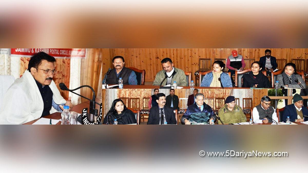 Devusinh Chauhan, Union Minister of State for Communications, BJP, Bhartiya Janta Party, Udhampur, Deputy Commissioner Udhampur, Krittika Jyotsna