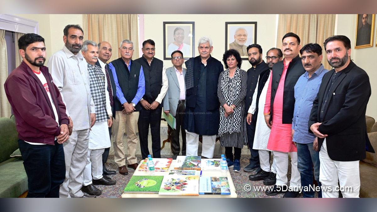 Manoj Sinha, Lieutenant Governor J&K, Raj Bhavan, Jammu, Srinagar, Kashmir, Jammu And Kashmir, Jammu & Kashmir, J&K National Panthers Party