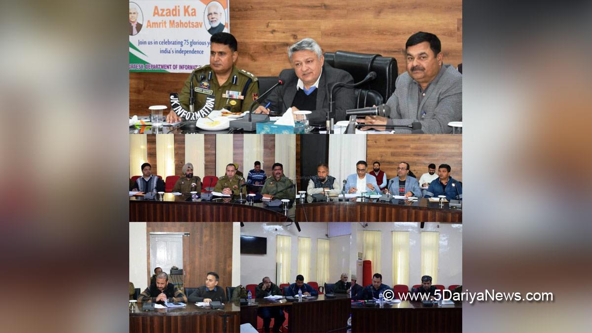 Doda, Deputy Commissioner Doda, Vishesh Paul Mahajan, Jammu, Kashmir, Jammu And Kashmir, Jammu & Kashmir, District Administration Doda, Senior Superintendent Of Police, Abdul Qayoom