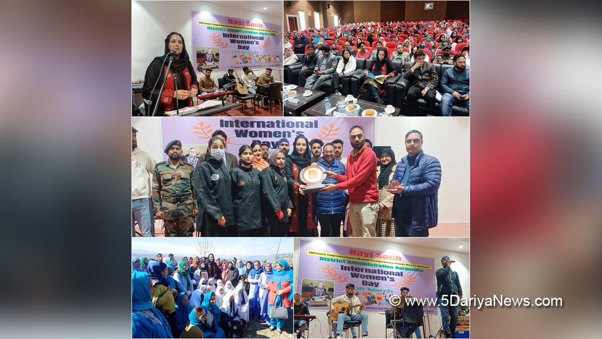 Baramulla, DDC Baramulla, Deputy Commissioner Baramulla, Dr Syed Sehrish Asgar, Dr. Syed Sehrish Asgar, Kashmir, Jammu And Kashmir, Jammu & Kashmir, District Administration Baramulla, Government Degree College Sopore, International Womens Day, Why do we celebrate Womens Day on March 8, Why do we celebrate Womens Day,  International Women Day, International Womens Day 2023