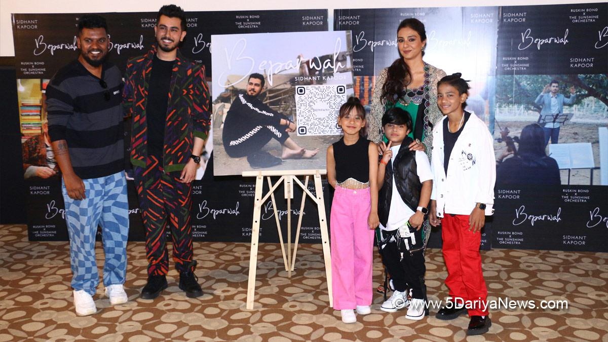 Music, Entertainment, Mumbai, Singer, Song, Mumbai News, Sidhant Kapoor, Tabu, Beparwah, Slum Children at Play, Bollywood
