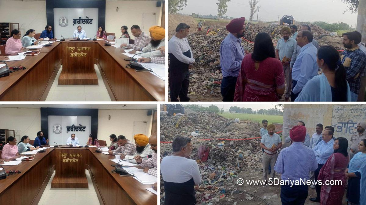 Chander Gaind, Fraidkot Divisional Commissioner, Divisional Commissioner Fraidkot, DC Faridkot, Dr. Ruhee Dugg, Deputy Commissioner Faridkot, Faridkot 