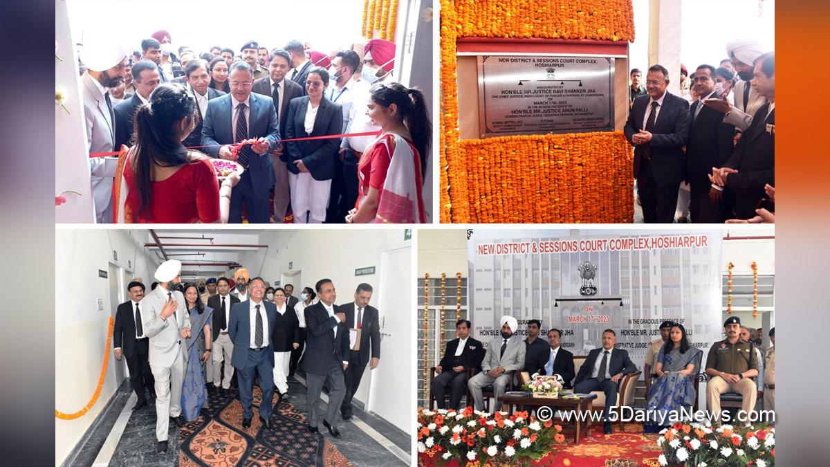 DC Hoshiarpur, Deputy Commissioner Hoshiarpur, Komal Mittal, Hoshiarpur, Chief Justice of High Court of Punjab and Haryana, Ravi Shankar Jha, Justice Ravi Shankar Jha