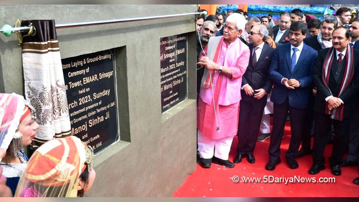 Manoj Sinha, Lieutenant Governor J&K, Raj Bhavan, Jammu, Srinagar, Kashmir, Jammu And Kashmir, Jammu & Kashmir, Arun Kumar Mehta, Dr Arun Kumar Mehta, Dr. Arun Kumar Mehta, Chief Secretary